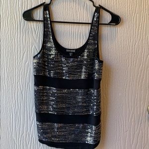Express black sleeveless tank top